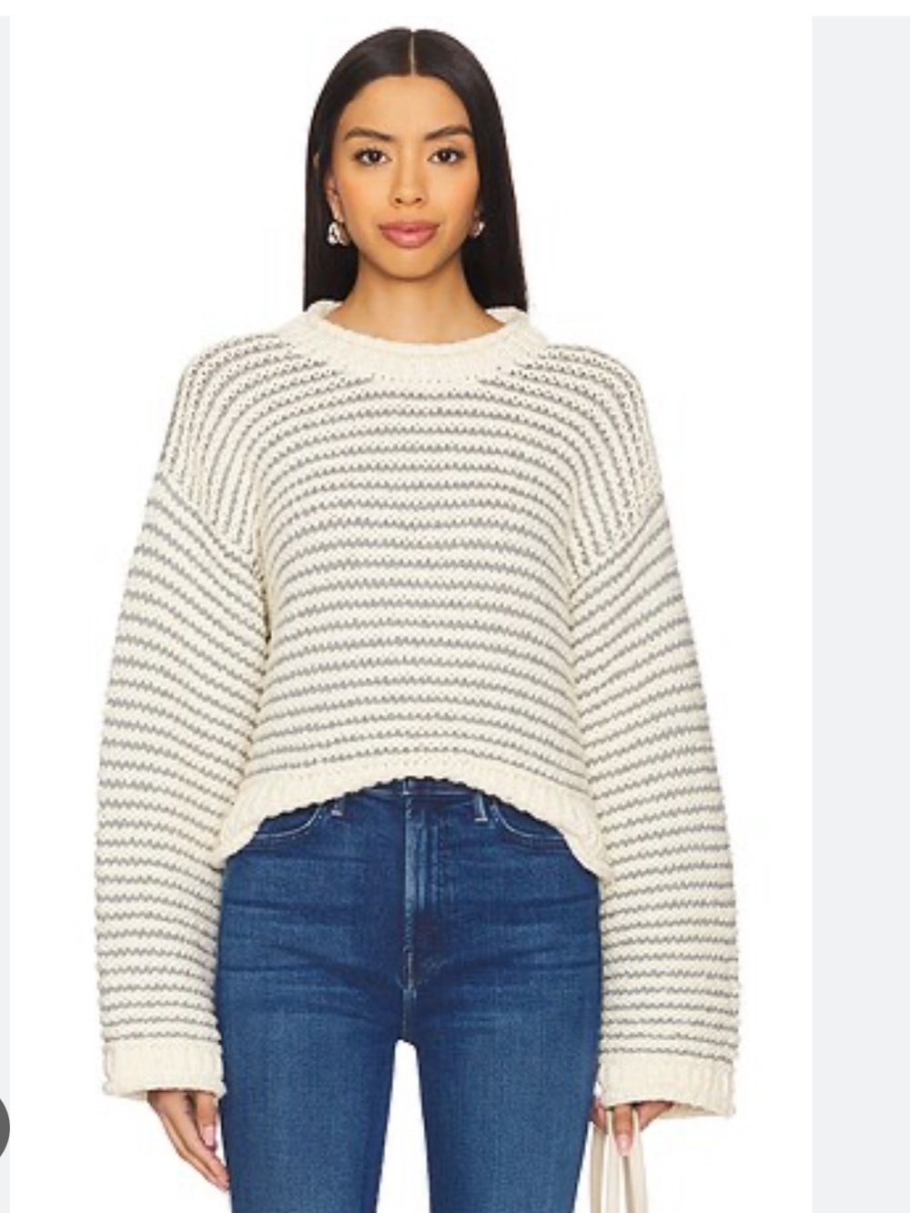MOTHER The Bell Sleeve Jumper Roll Sweater M NWT